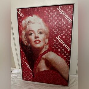 Supreme x Louis Vuitton Marilyn Monroe Art Print